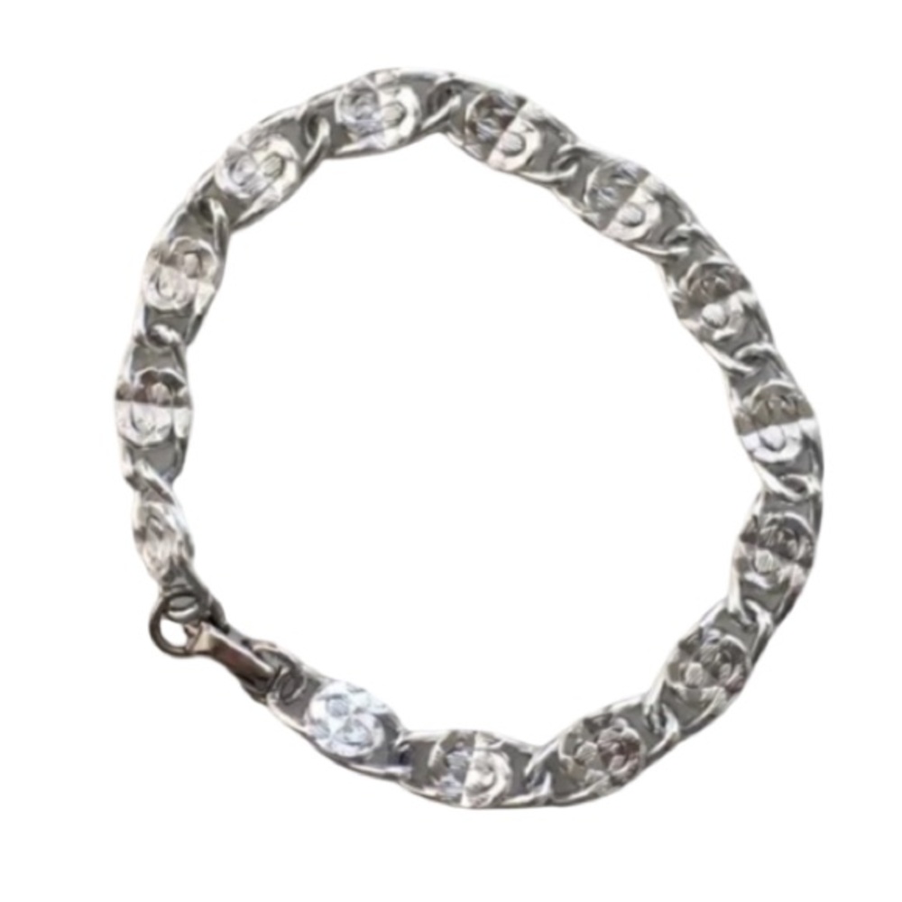 Vintage Sarah Coventry Silver Tone Echo Link Bracelet